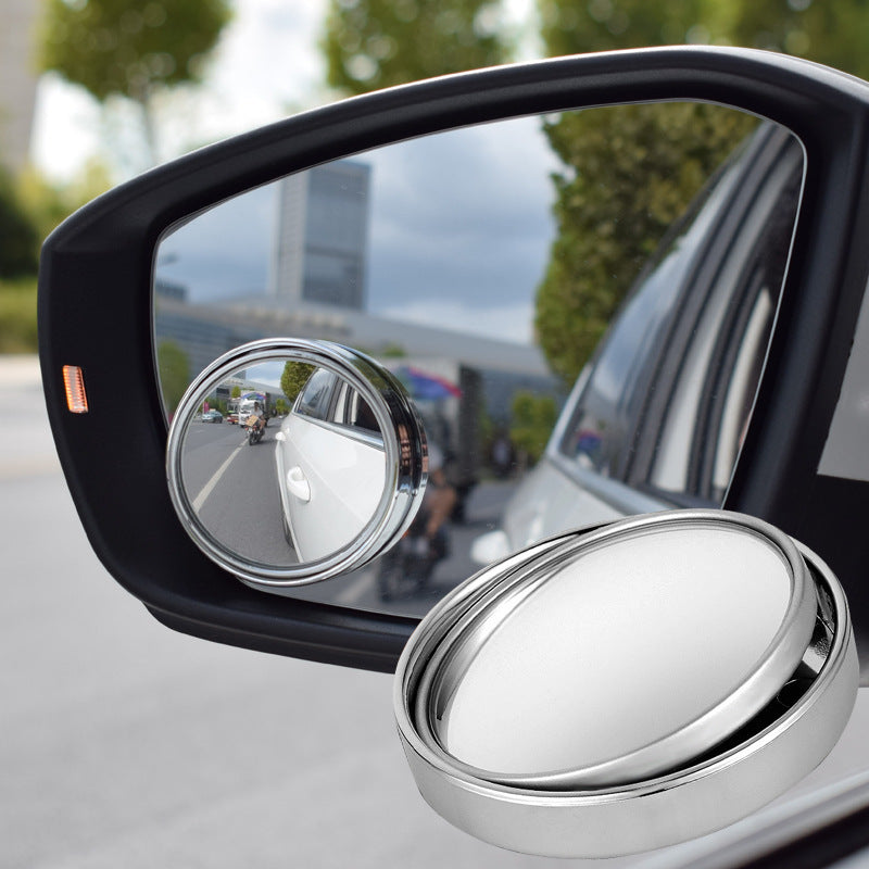 2Pcs 360 Degree Adjustable Blind Spot Mirror