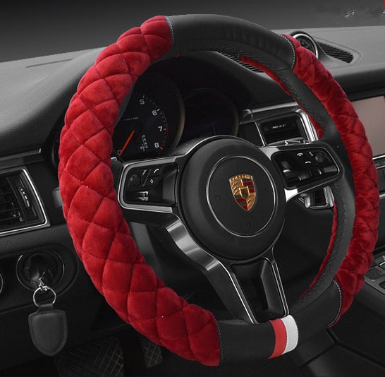 Universal Car Steering Wheel Cover Winter Decoration 38cm