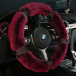 Car Steering Wheel Cover Winter Plush Steering Wheel Cover Korea Diamond Fashion Cute Handle Cover Car Accessories