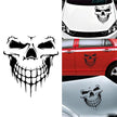 Skull And Crossbones Car Sticker On Hood Side Door