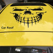 Skull And Crossbones Car Sticker On Hood Side Door