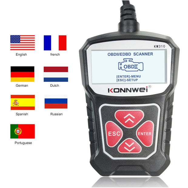 KW310 Car Diagnostic Barcode Scanner Reader Tool