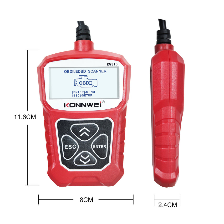 KW310 Car Diagnostic Barcode Scanner Reader Tool