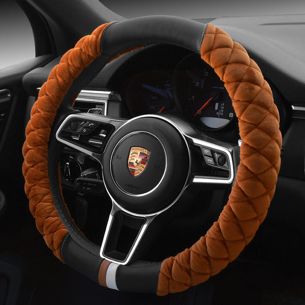 Universal Car Steering Wheel Cover Winter Decoration 38cm