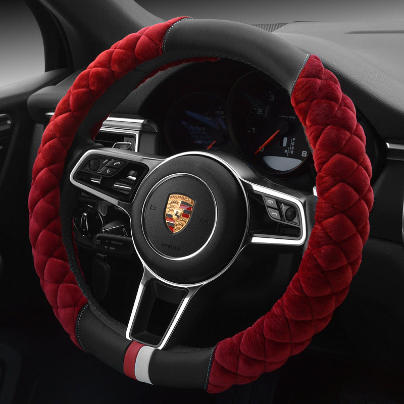 Universal Car Steering Wheel Cover Winter Decoration 38cm