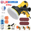 Electric Polisher Buffer Sander Car Polishing Machine Buffing Sponge Kit