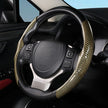 Glossy Carbon Fiber Pattern Steering Wheel Cover for Cars