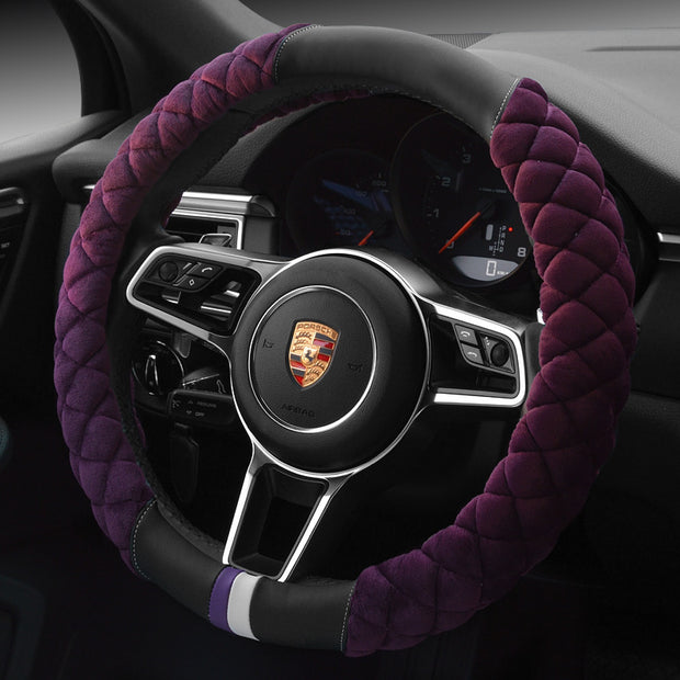 Universal Car Steering Wheel Cover Winter Decoration 38cm