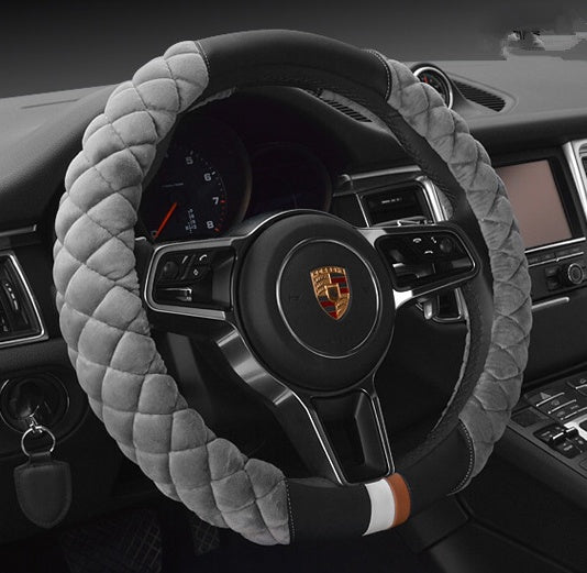 Universal Car Steering Wheel Cover Winter Decoration 38cm