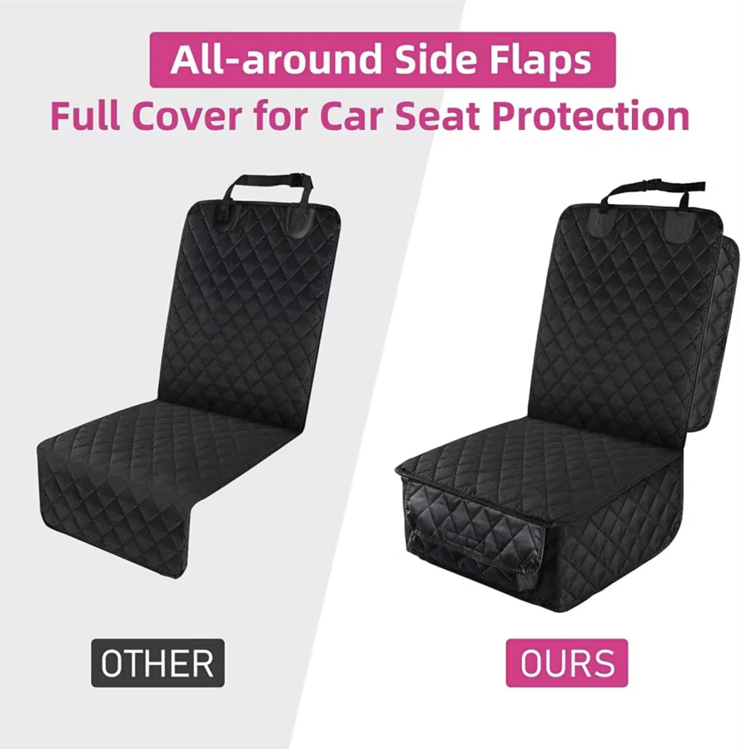 Dog Car Seat Cover, Waterproof Pet Front Seat Cover