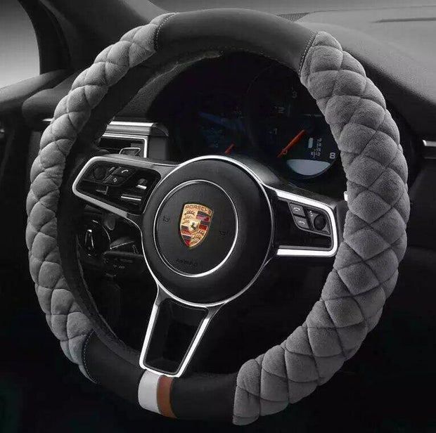 Universal Car Steering Wheel Cover Winter Decoration 38cm