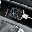 Tire Pressure Monitoring System with Sensors – USB & Cigarette Lighter Port, Auto Security Alarm