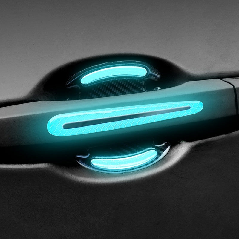 Reflective Invisible Car Door Handle Protection Stickers