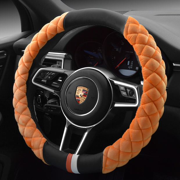 Universal Car Steering Wheel Cover Winter Decoration 38cm