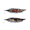 3D Tiger Eye and Eagle Eye Peeping Bumper Stickers