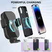 Wireless Charging Car Charger Mount, Fast Auto Clamping Car Charger Phone Holder for Iphone, Samsung, All Smartphones