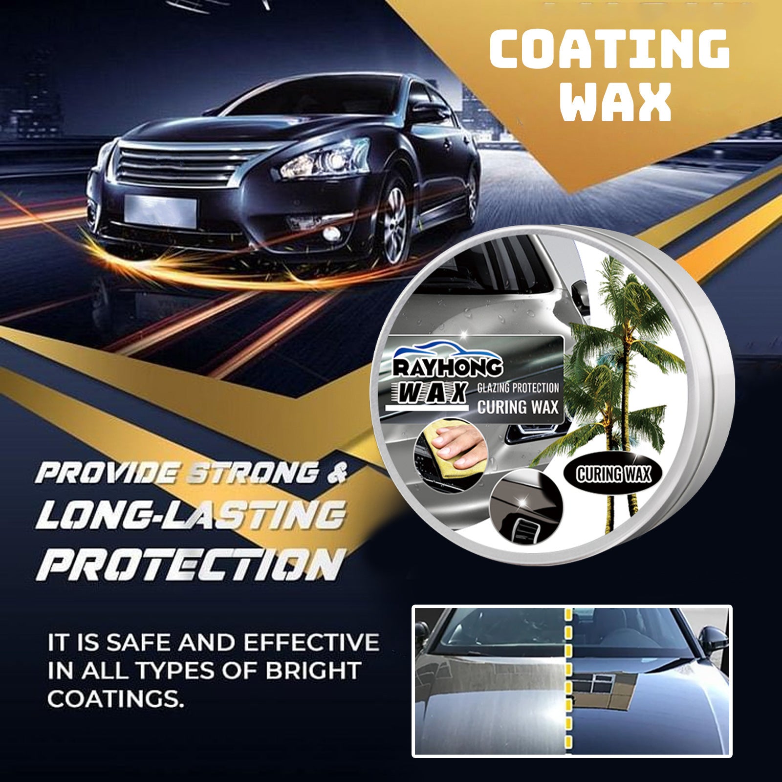 Car Coating Wax Car Paint Renovation Dustproof