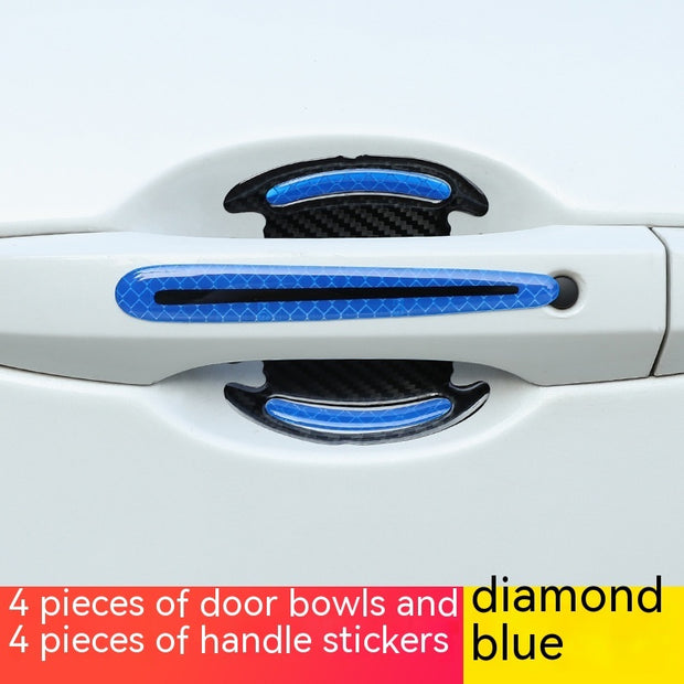 Reflective Invisible Car Door Handle Protection Stickers