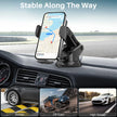 Wireless Charging Car Charger Mount, Fast Auto Clamping Car Charger Phone Holder for Iphone, Samsung, All Smartphones