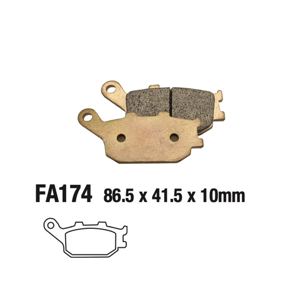 Motorcycle Brake Pad CBR954RR Sintered Rear Brake Pad